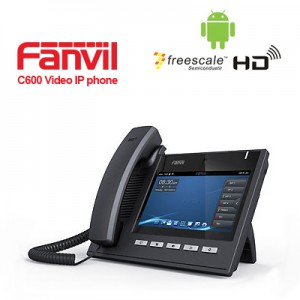 Fanvil C600 7” TFT 800x480 Capacitive Multi Touch Screen with HD Video camera
